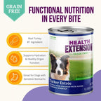 Health Extension Turkey Entrée for Dogs Canned 12.5oz. (Case of 12)