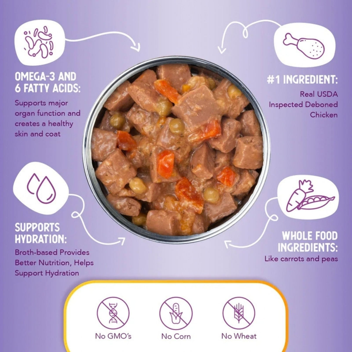 Health Extension Chicken Stew Grain Free Canned Dog Food 13.2oz. (Case of 12)