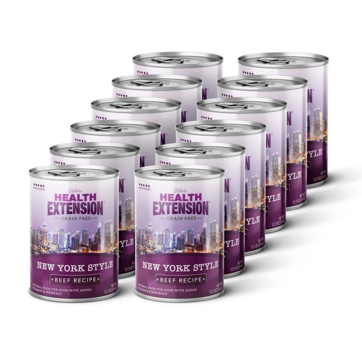 Health Extension Grain Free New York Style Beef Recipe Canned 12.5oz. (Case of 12)