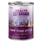 Health Extension Grain Free New York Style Beef Recipe Canned 12.5oz. (Case of 12)