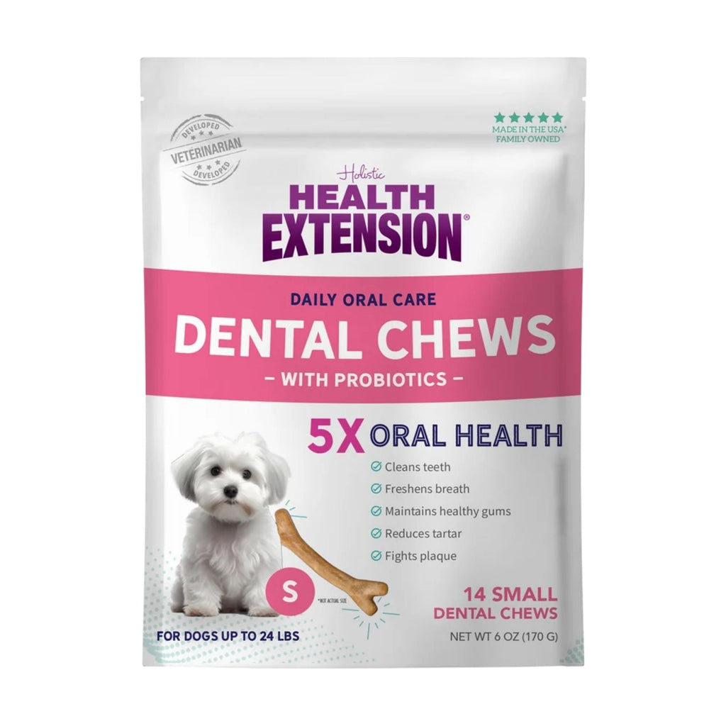 Health Extension Small Probiotic Dental Chews 14 pack