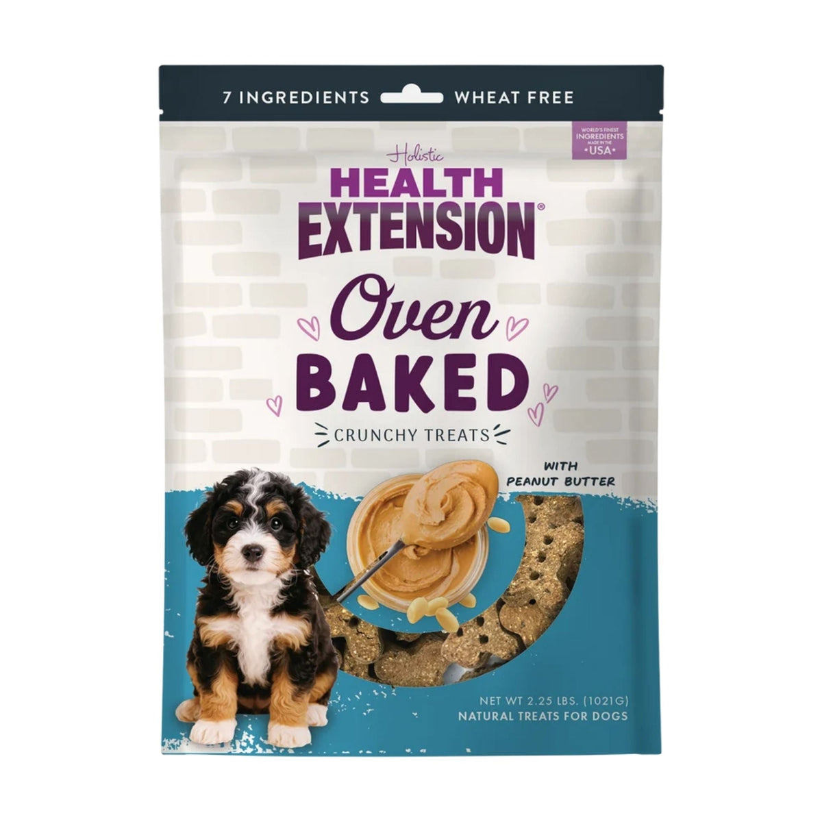 Health Extension Grain Free Peanut Butter / Banana Dog Treat 6oz.