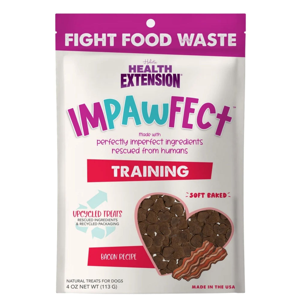 Health Extension Impawfect Bacon Training Treats 4oz. (Case of 3)
