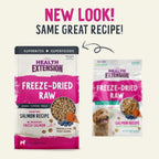 Health Extension Freeze Dried Raw Salmon Meal Mixer for Dogs 3.5oz.
