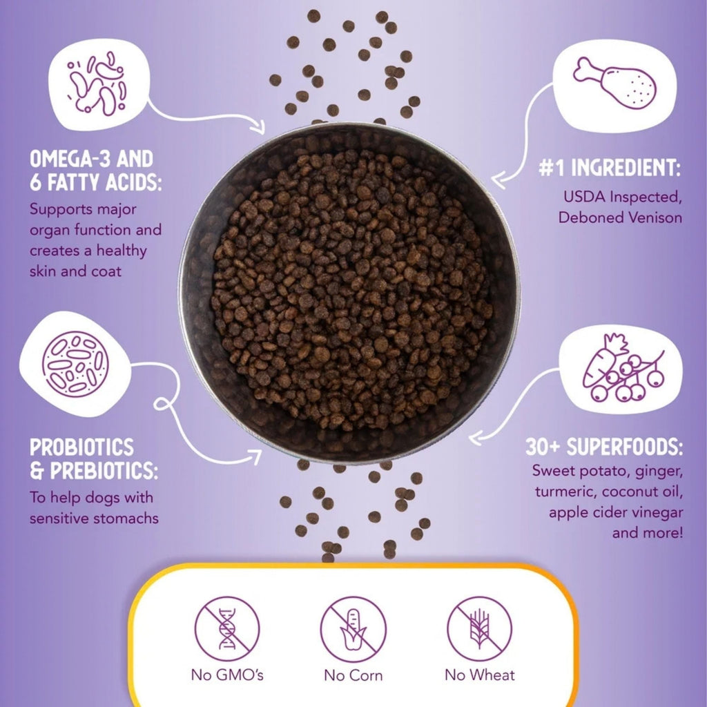 Health Extension Grain Free Little Bites Venison Vegtables & Berries 12lb.