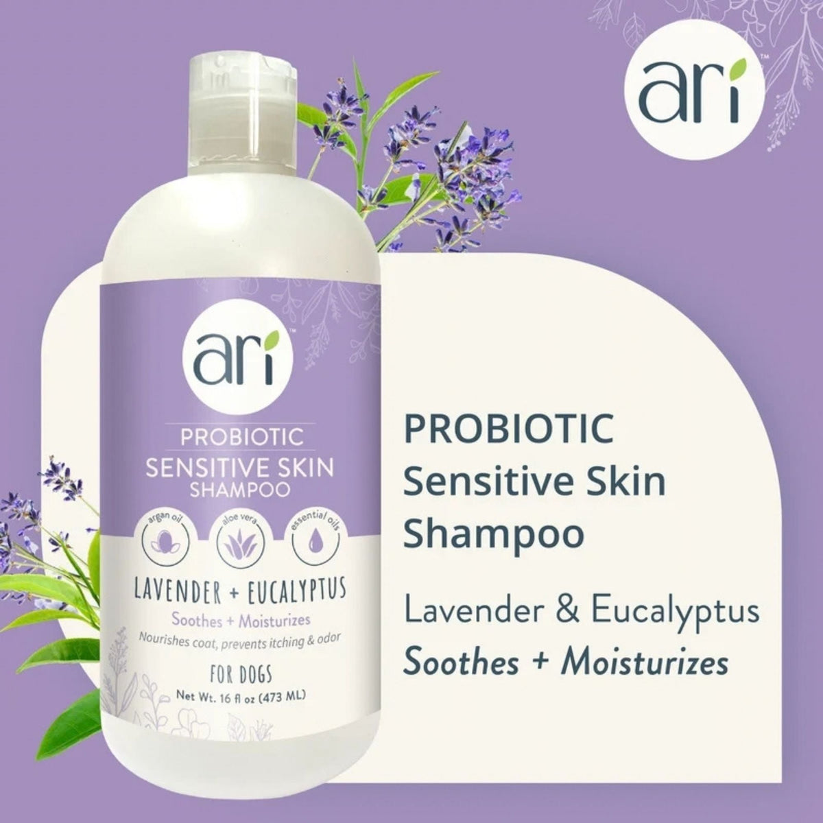 Health Extension ARI Probiotic Sensitive Skin Shampoo 16oz.