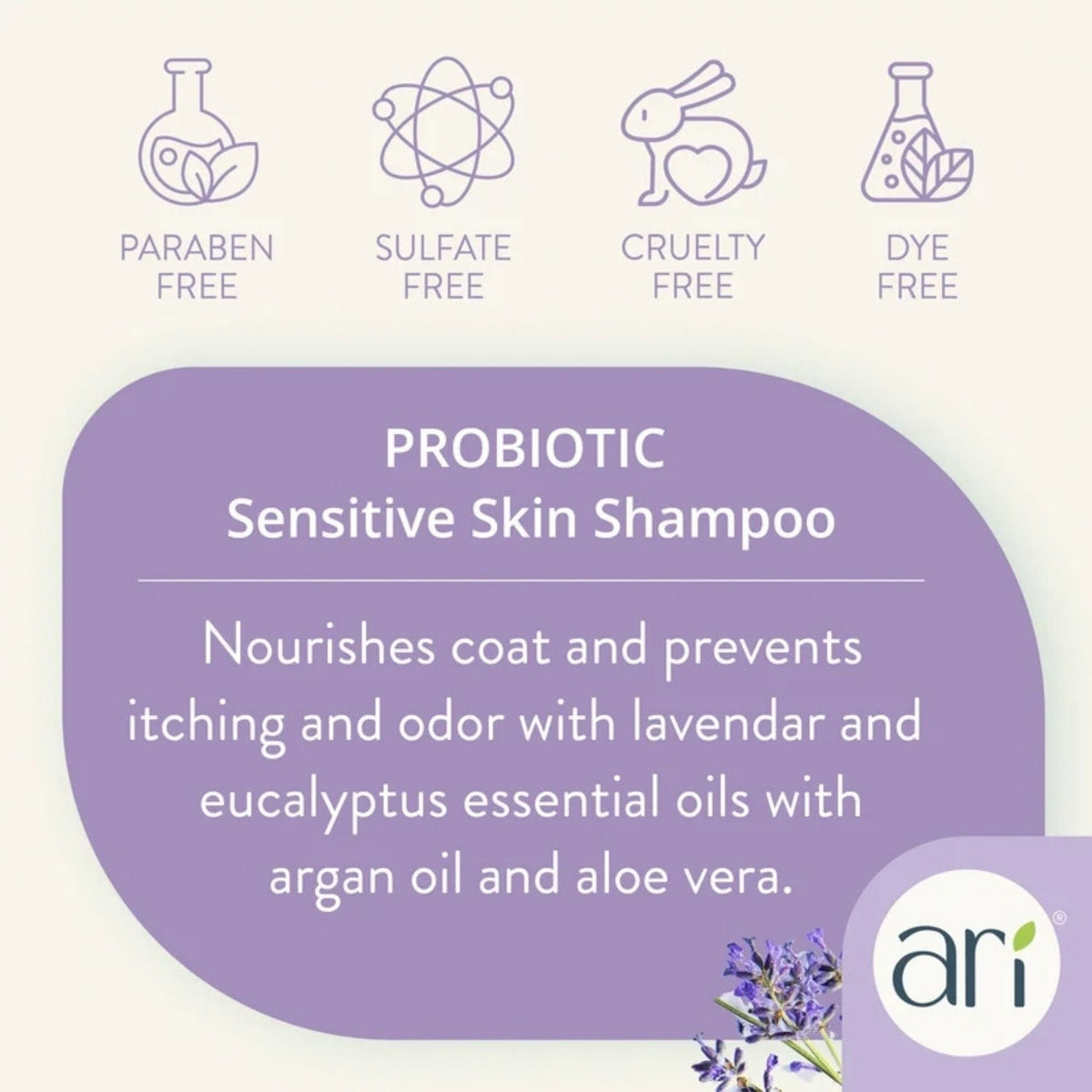 Health Extension ARI Probiotic Sensitive Skin Shampoo 16oz.