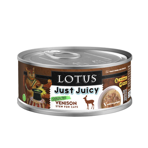 Lotus Cat Juicy Stew Venison 5.3Oz