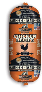 Redbarn Pet Products Grain Free Dog Food Roll Chicken 3lb