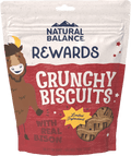 Natural Balance Pet Foods Rewards Crunchy Biscuits Small Breed Dog Treats Bison & Sweet Potato 1ea/14 oz
