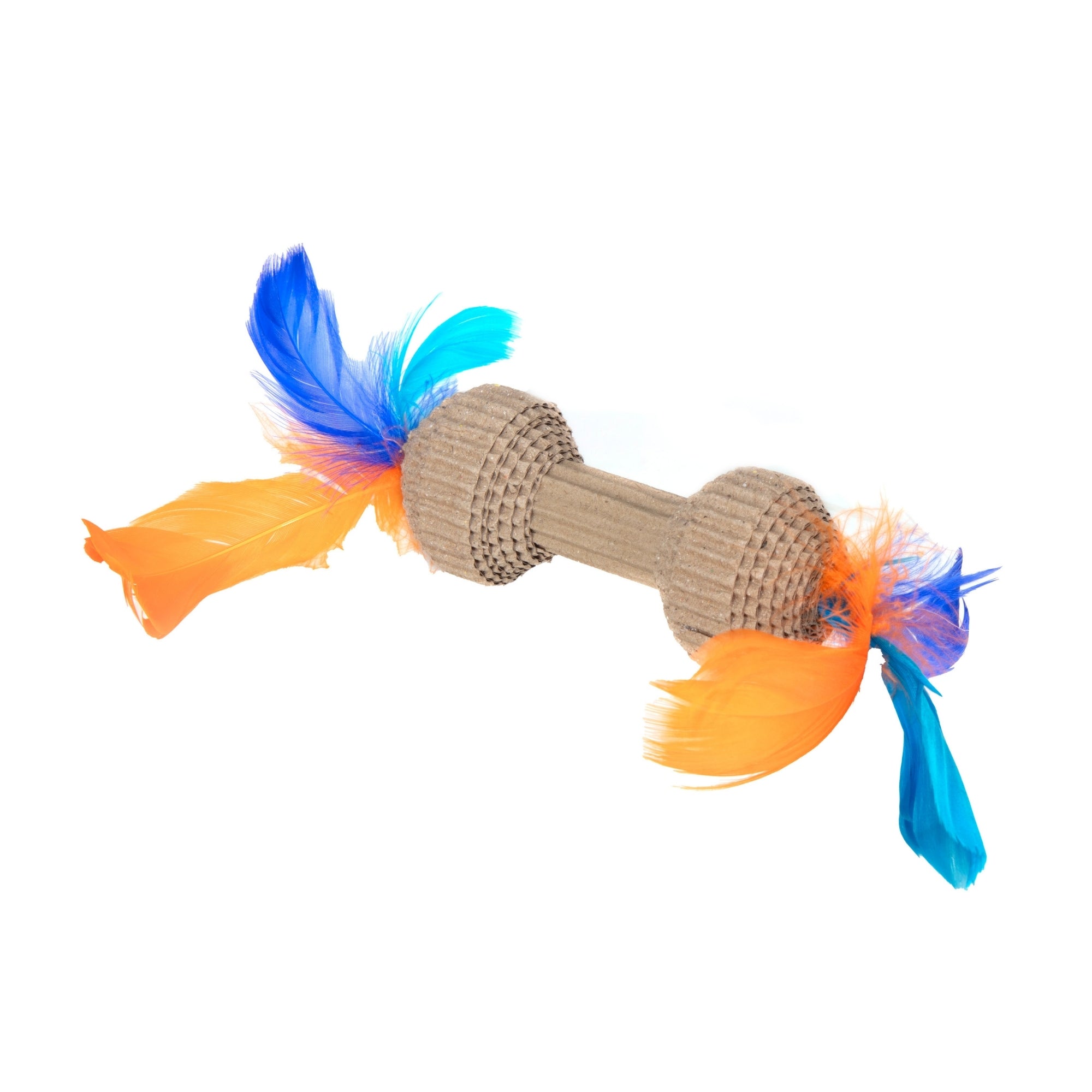 Ware Corrugated Barbell Cat Toy 4 x 1.25 x 1.25in.