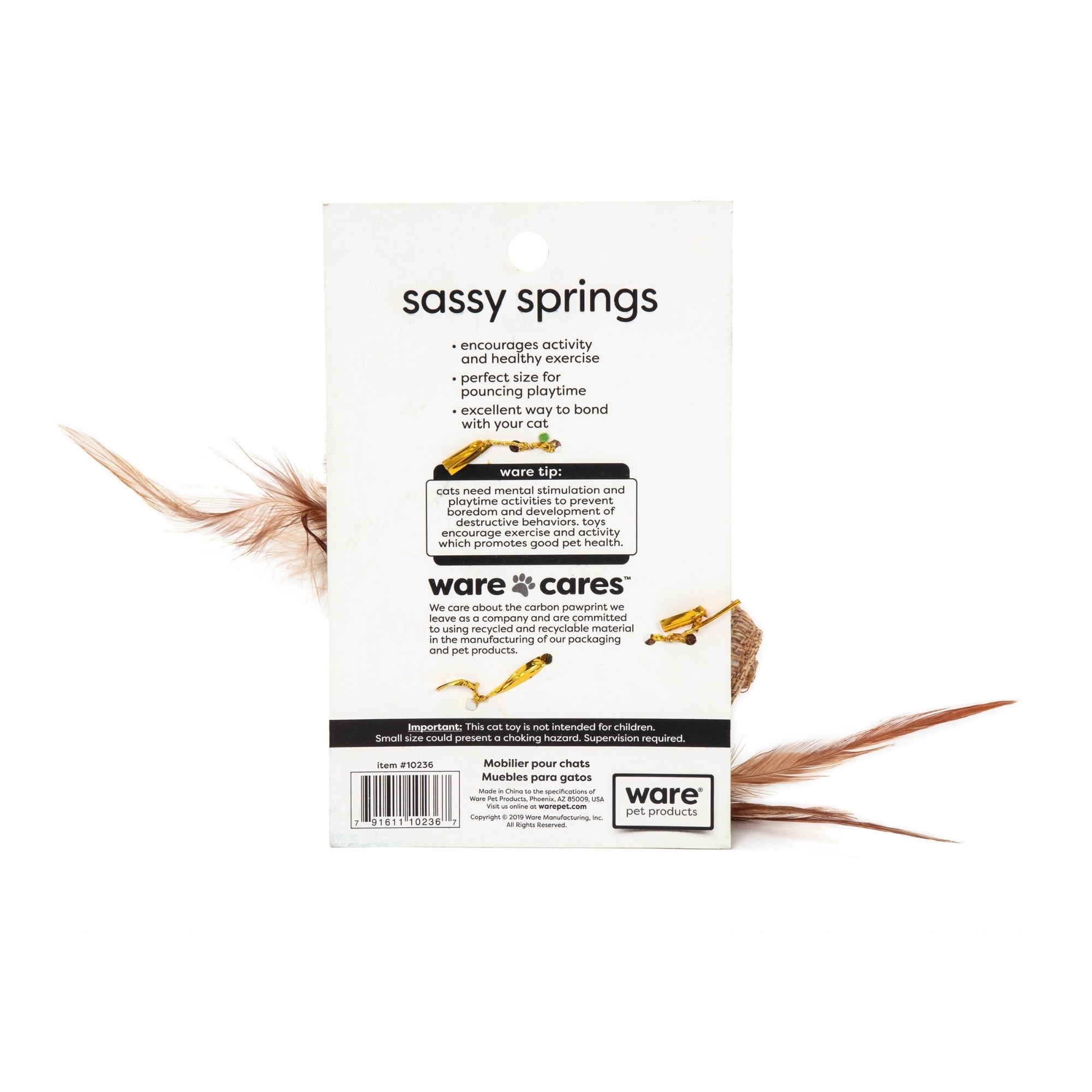 Ware Sassy Springs Cat Toy