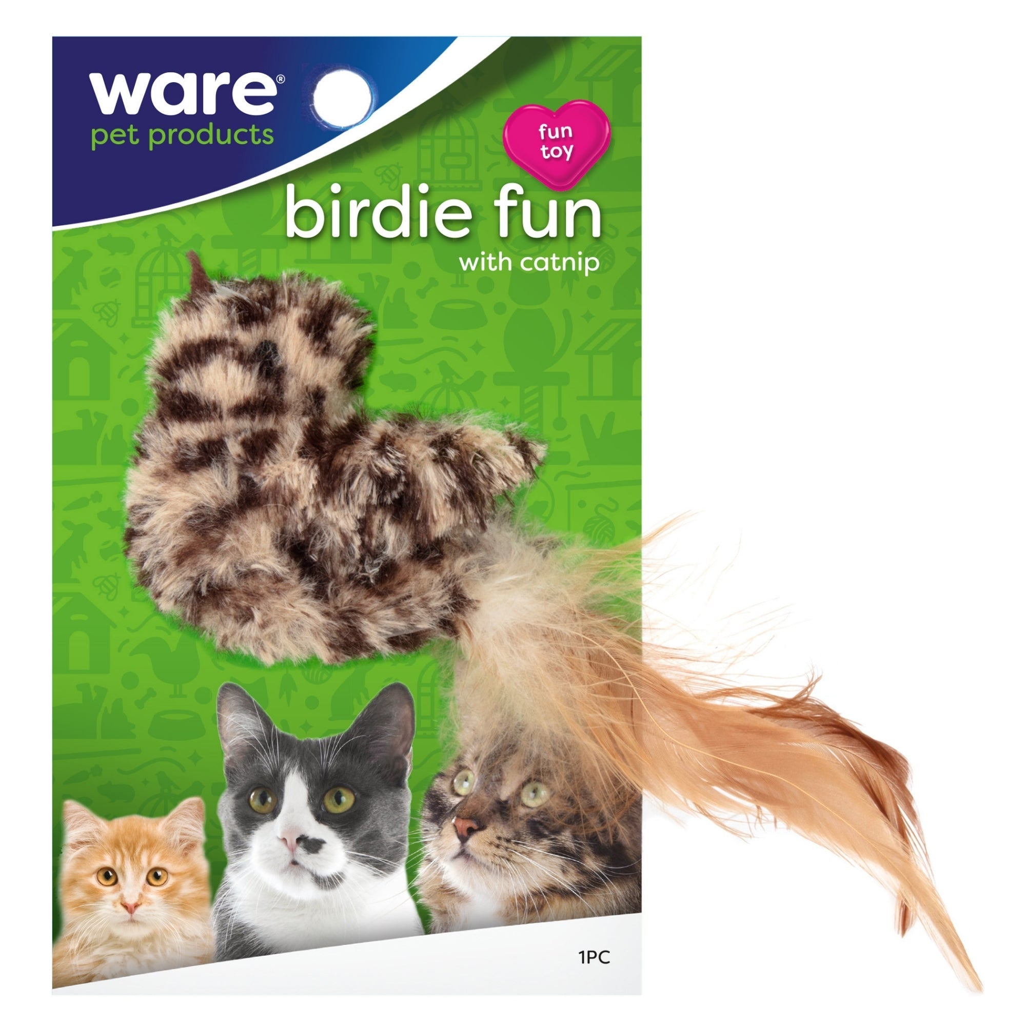 Ware Soft Feather Mouse Cat Toy