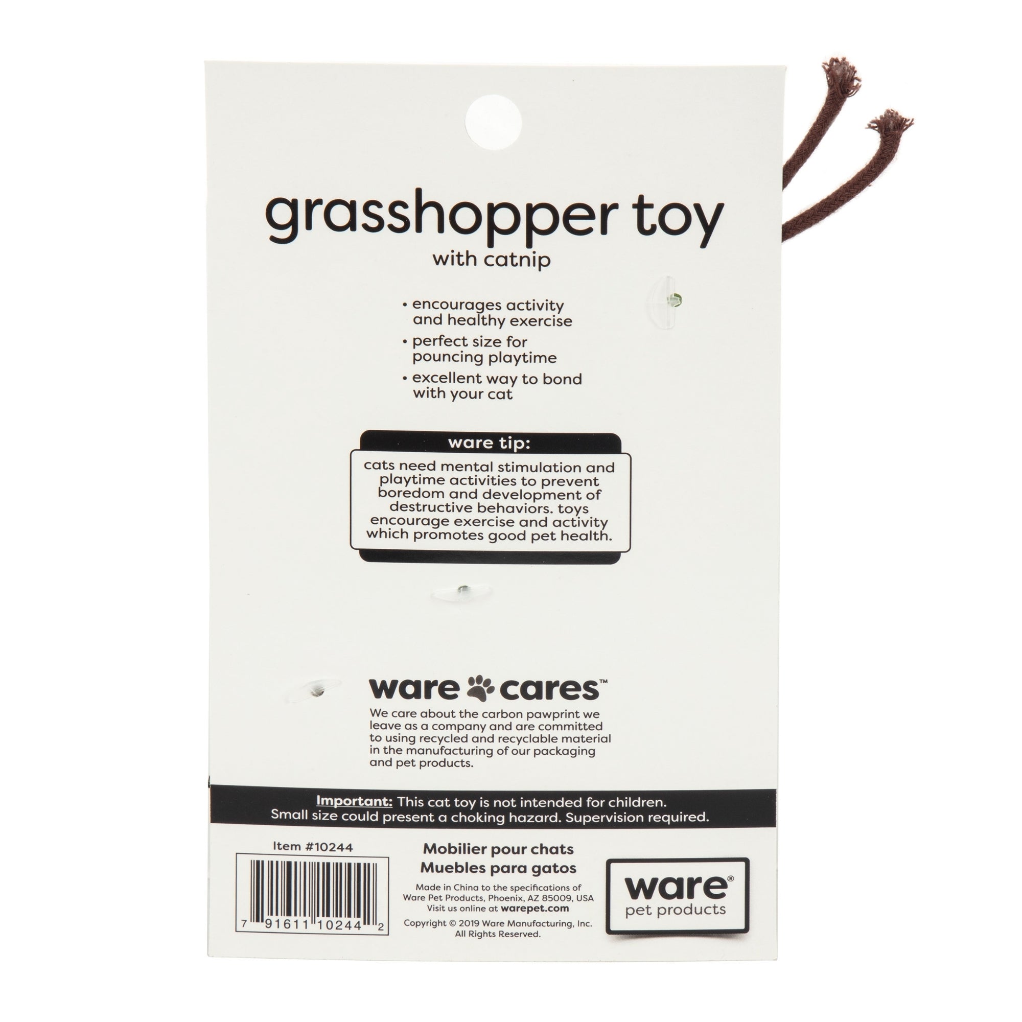 Ware Grasshopper Cat Toy