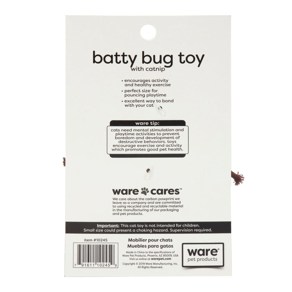 Ware Batty Bug Cat Toy