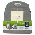 Ware Cat Bag Comfy Carrier Gray 16.75 x 11.75 x 16in.