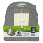Ware Cat Bag Comfy Carrier Gray 16.75 x 11.75 x 16in.