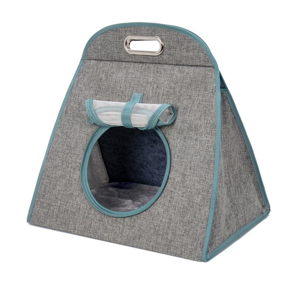 Ware Cat Bag Comfy Carrier Gray 16.75 x 11.75 x 16in.