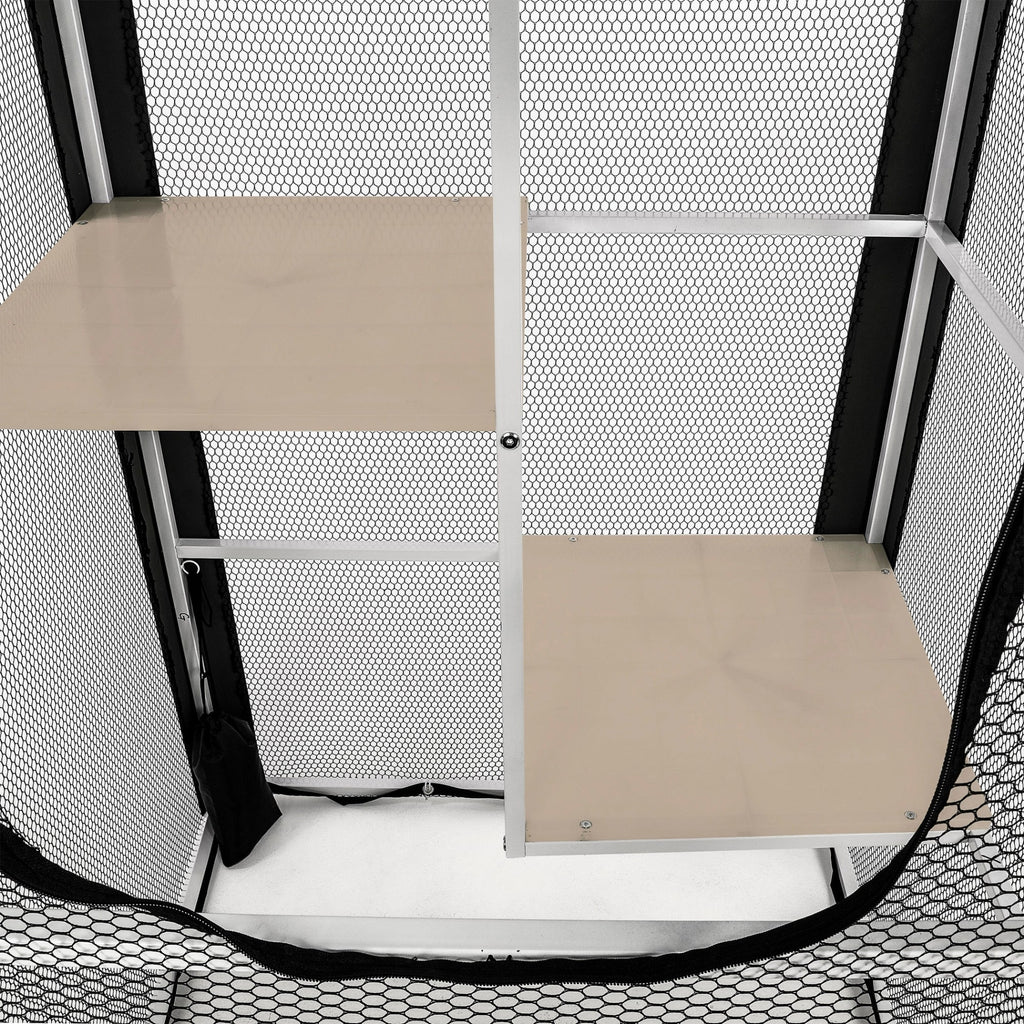 Ware Cat Patio Mesh Enclosure Green 39.25 x 39.25 x 78.75in.