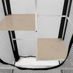 Ware Cat Patio Mesh Enclosure Green 39.25 x 39.25 x 78.75in.