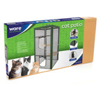 Ware Cat Patio Mesh Enclosure Green 39.25 x 39.25 x 78.75in.