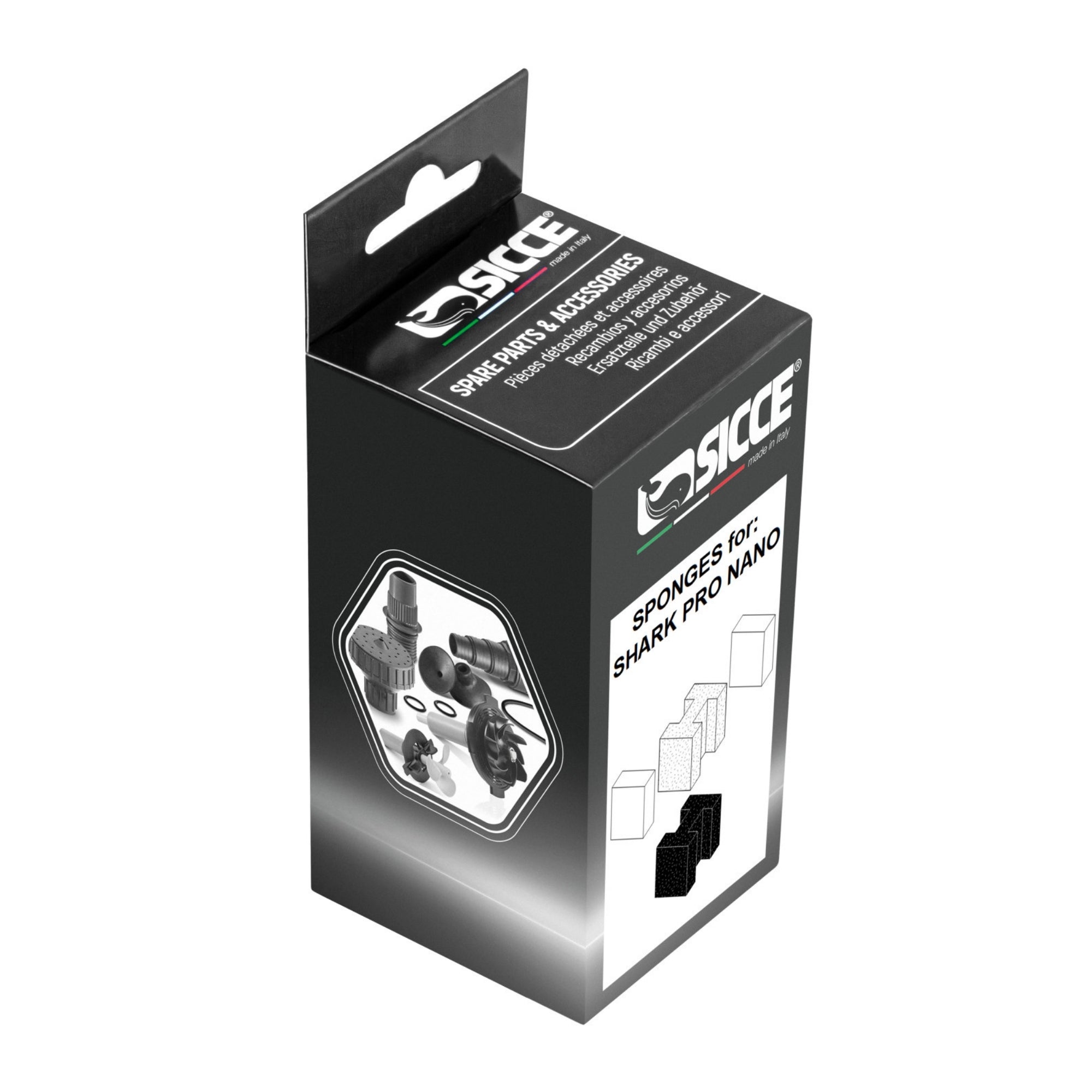 Sicce Shark Pro Nano Sponges 1ea/4 pk