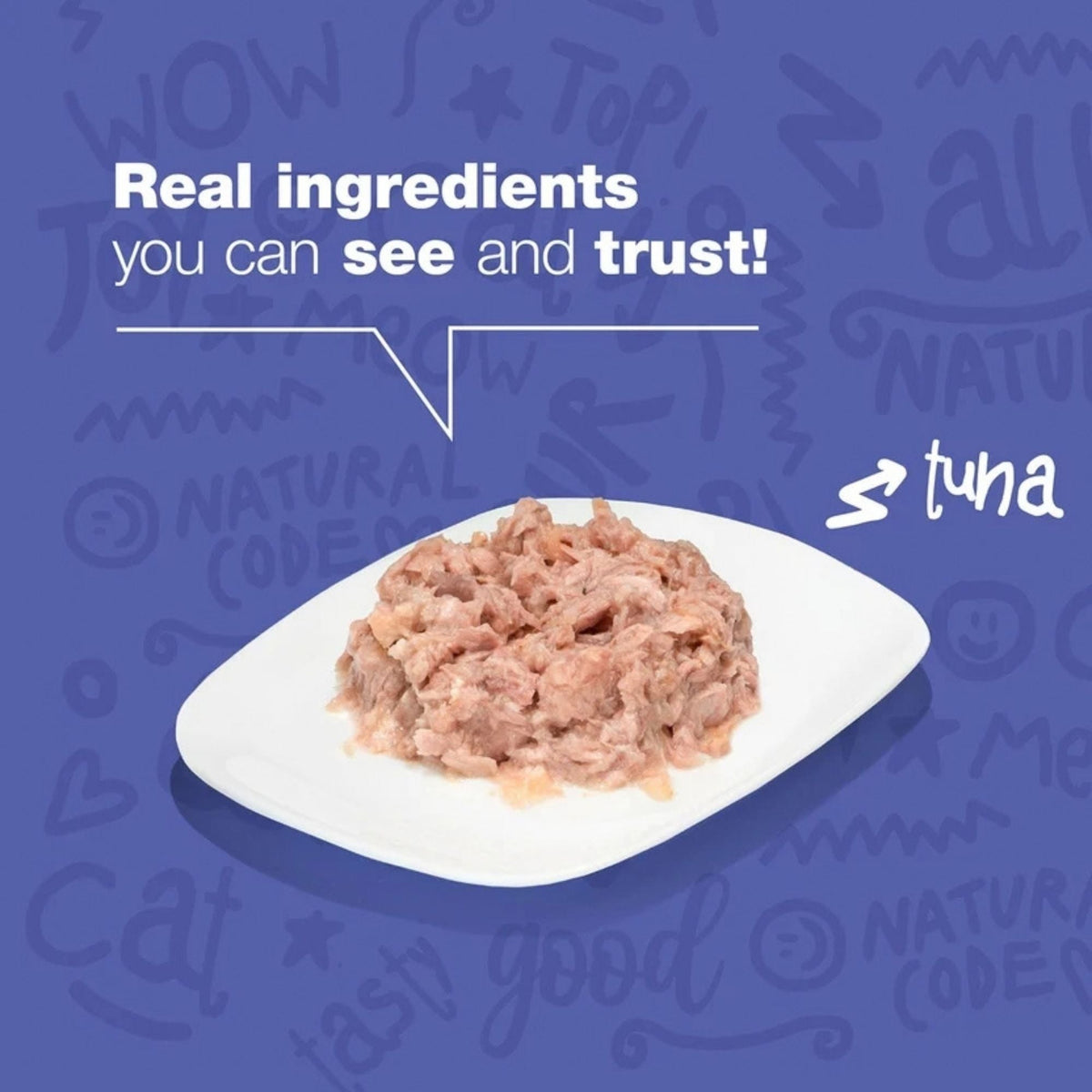 Natural Code Cat Tuna Slices 3oz. (Case of 24)