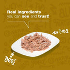 Natural Code Cat Tuna & Beef 3oz. (Case of 24)