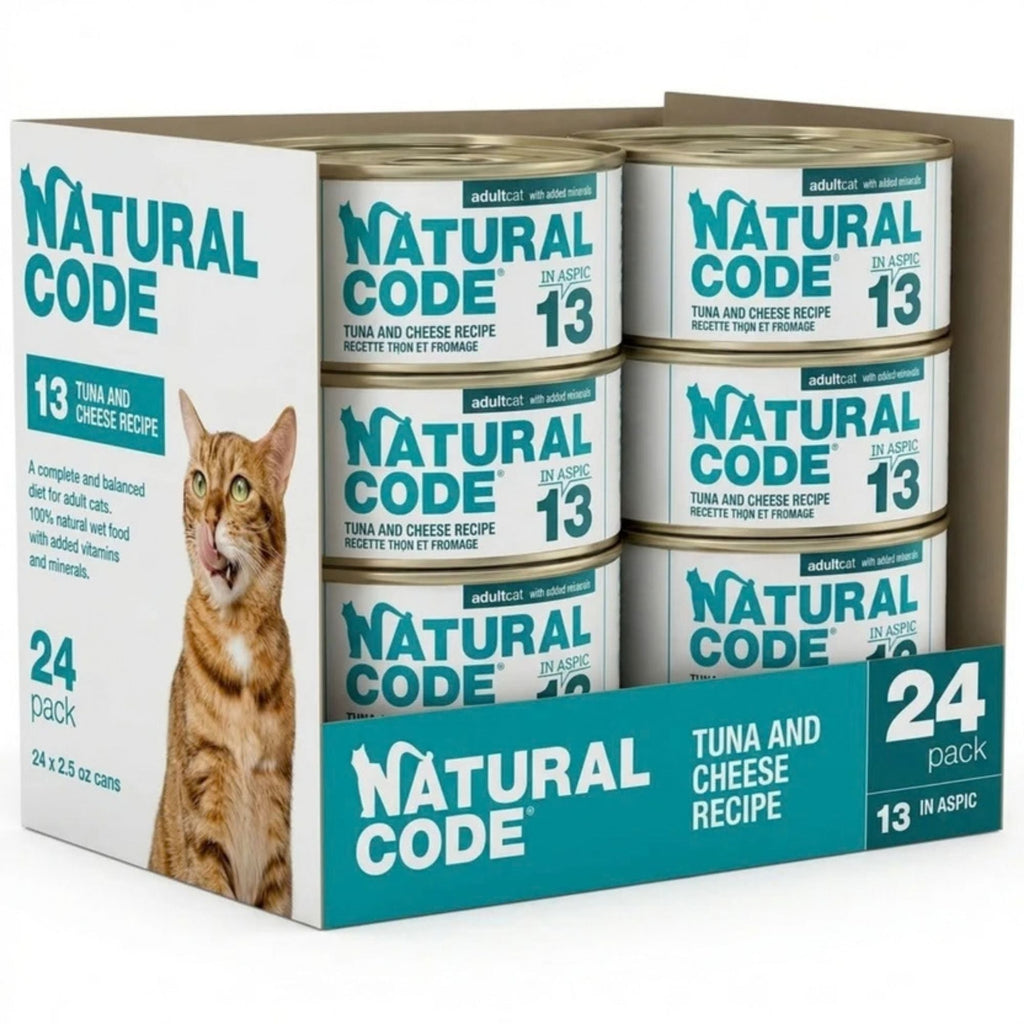 Natural Code Cat Tuna & Cheese 3oz. (Case of 24)