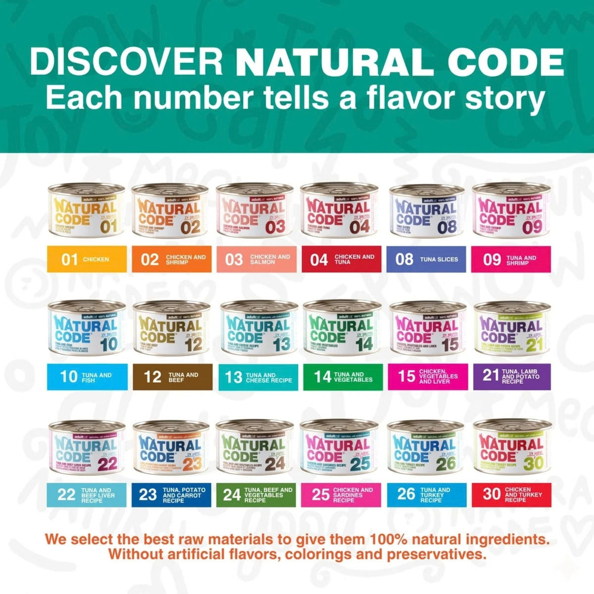 Natural Code Cat Chicken Vegetables & Liver 3oz. (Case of 24)