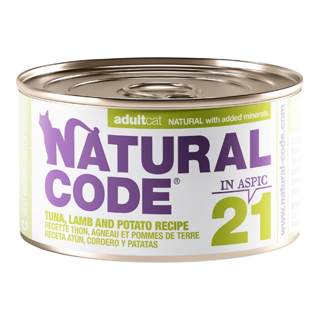 Natural Code Cat Tuna Lamb & Potato 3oz. (Case of 24)