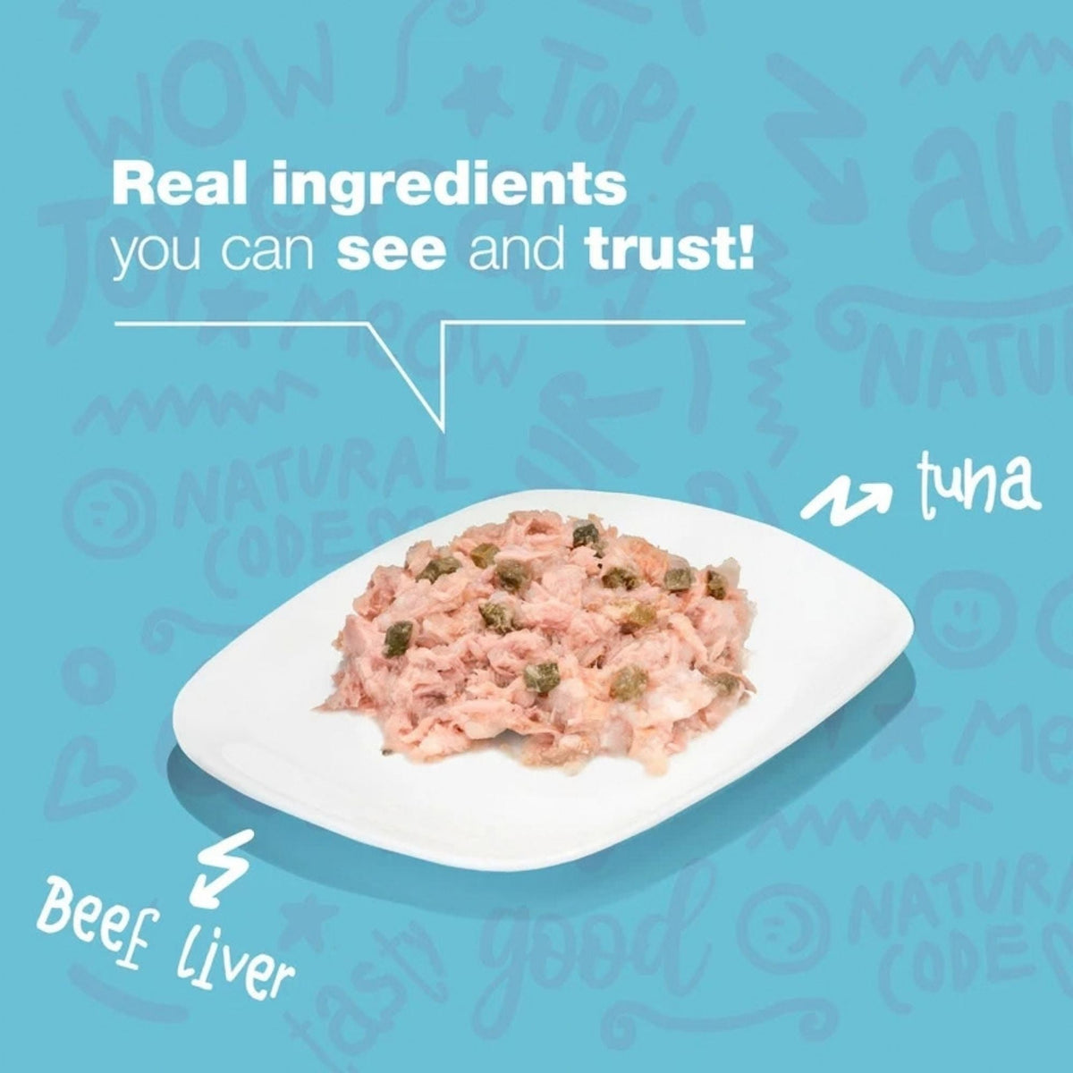 Natural Code Cat Tuna & Beef Liver 3oz. (Case of 24)