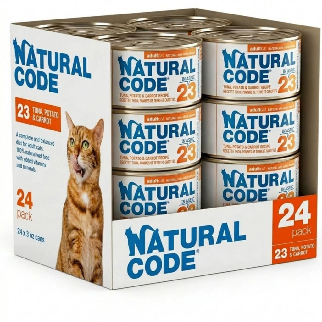 Natural Code Cat Tuna Potato & Carrot 3oz. (Case of 24)