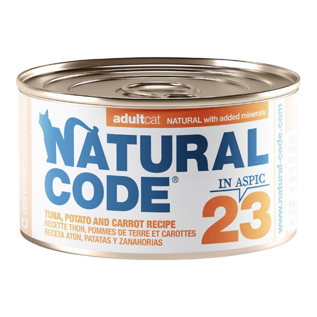 Natural Code Cat Tuna Potato & Carrot 3oz. (Case of 24)