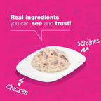 Natural Code Cat Chicken & Sardines 3oz. (Case of 24)