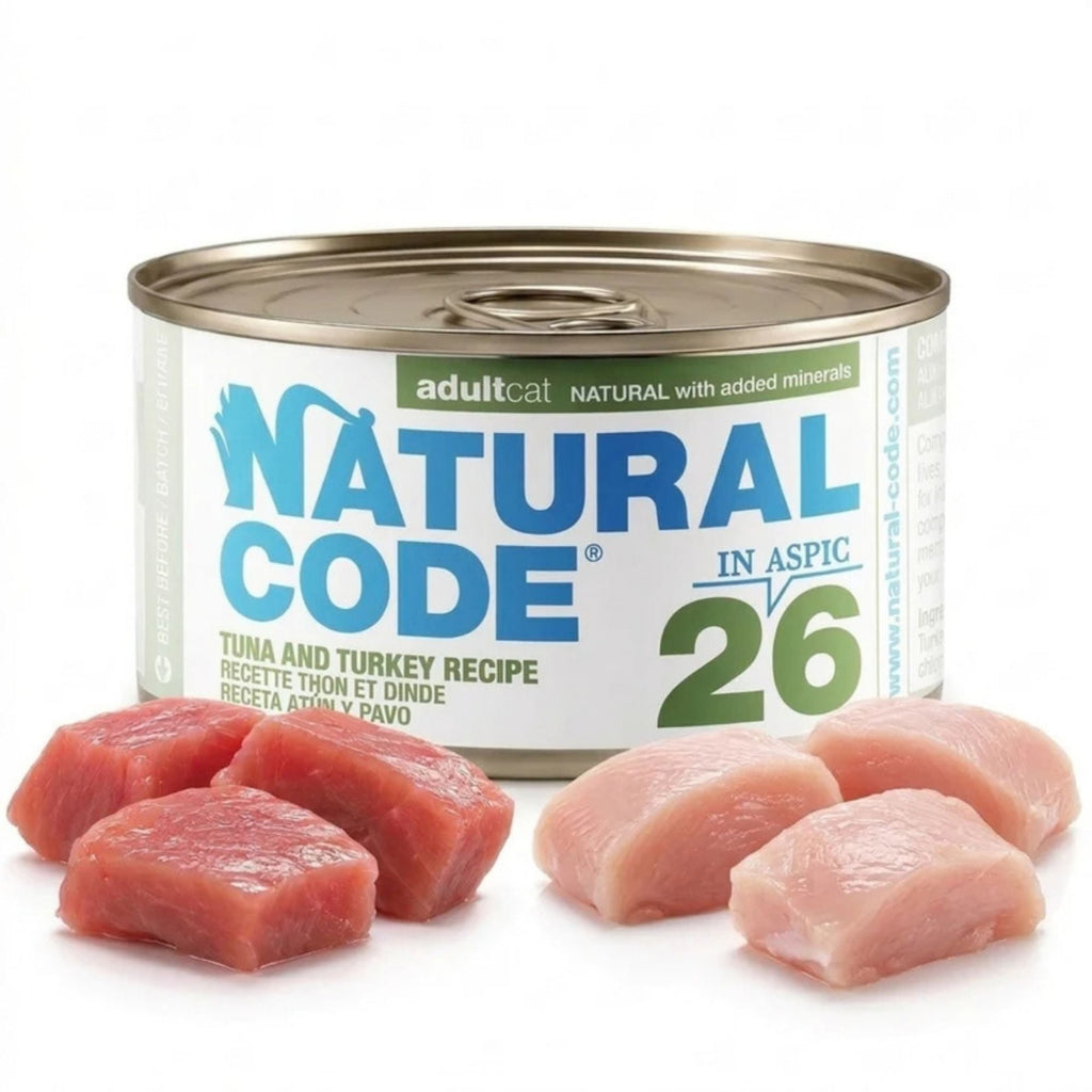 Natural Code Cat Tuna & Turkey 3oz. (Case of 24)