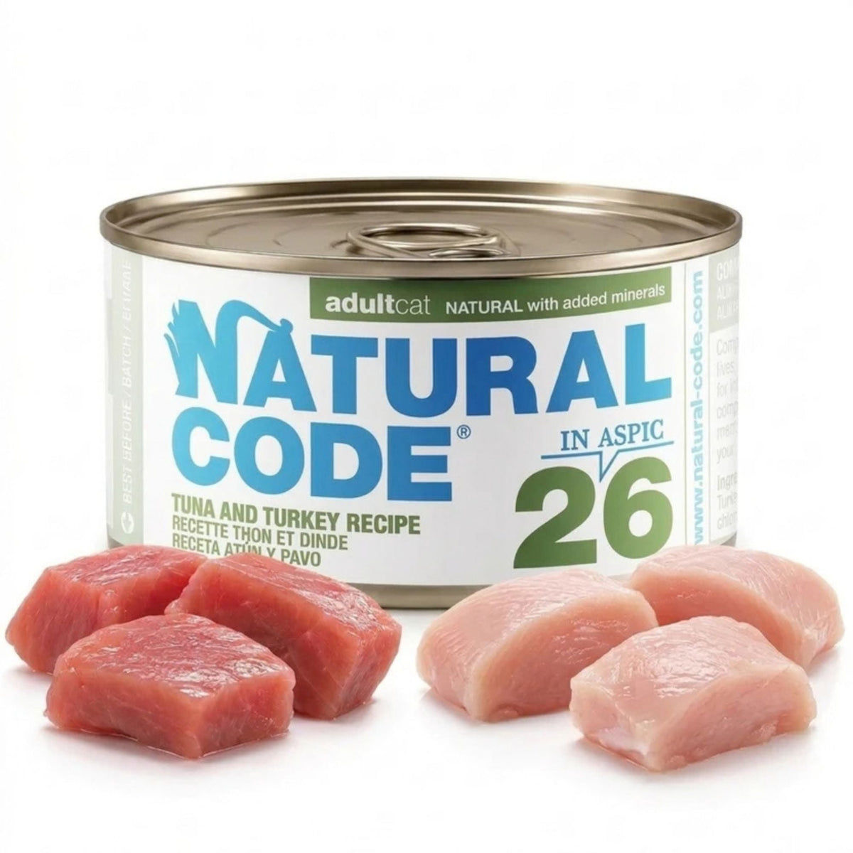 Natural Code Cat Tuna & Turkey 3oz. (Case of 24)
