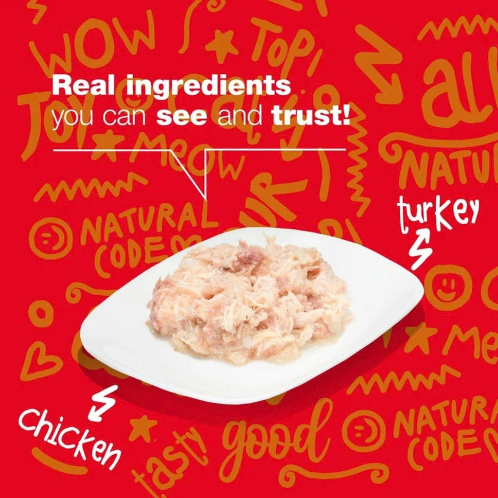 Natural Code Cat Chicken & Turkey 3oz. (Case of 24)
