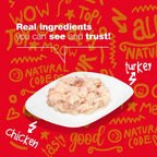 Natural Code Cat Chicken & Turkey 3oz. (Case of 24)