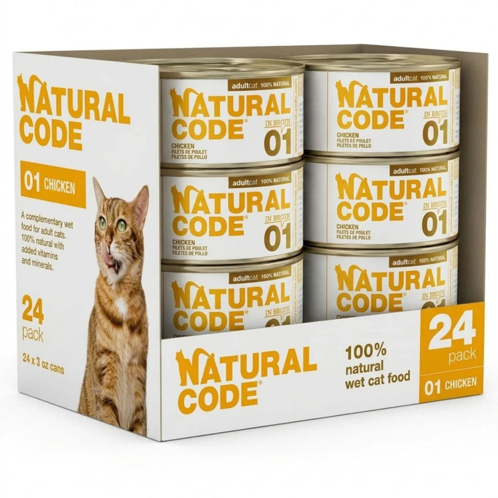 Natural Code Cat Chicken 3oz. (Case of 24)