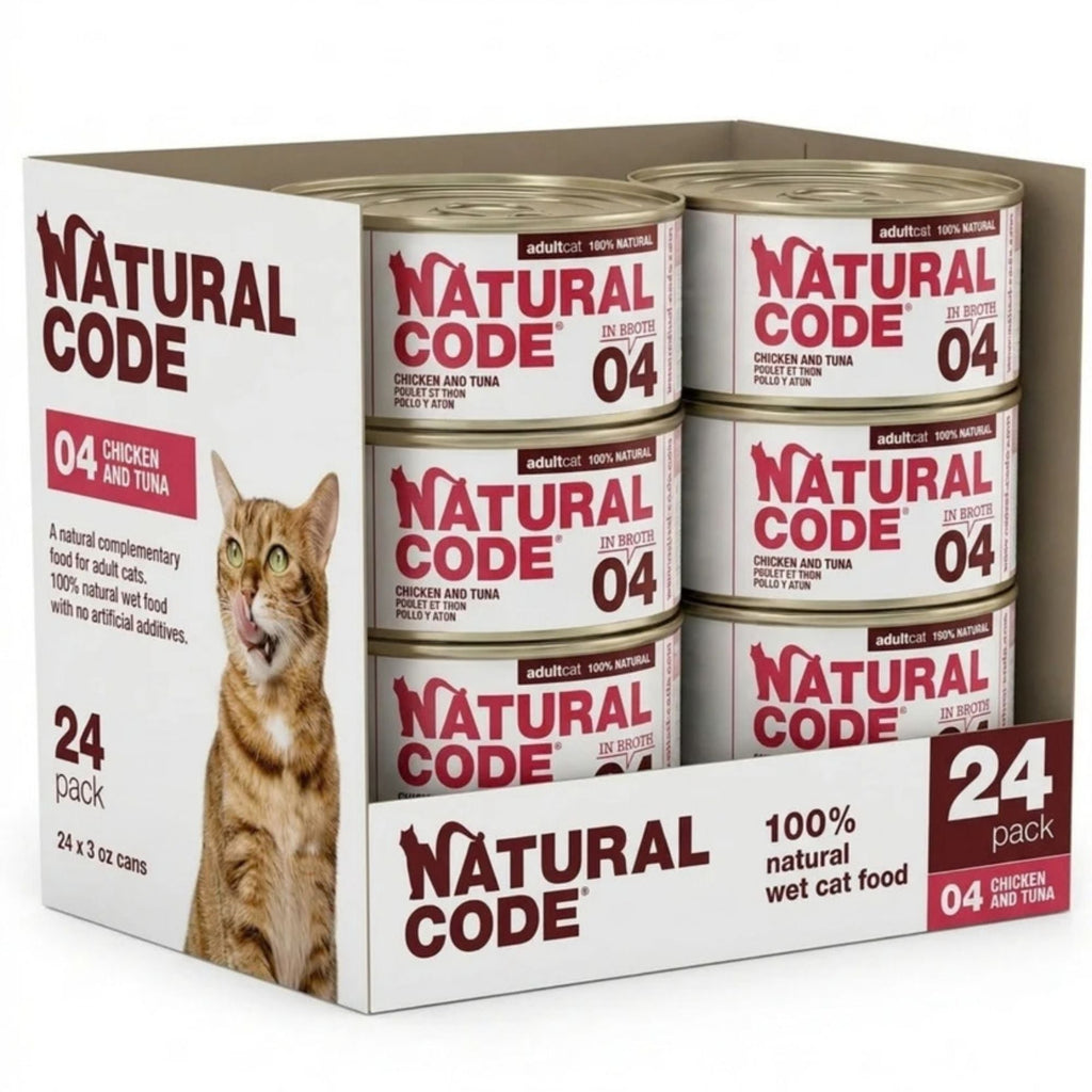 Natural Code Cat Chicken & Tuna 3oz. (Case of 24)