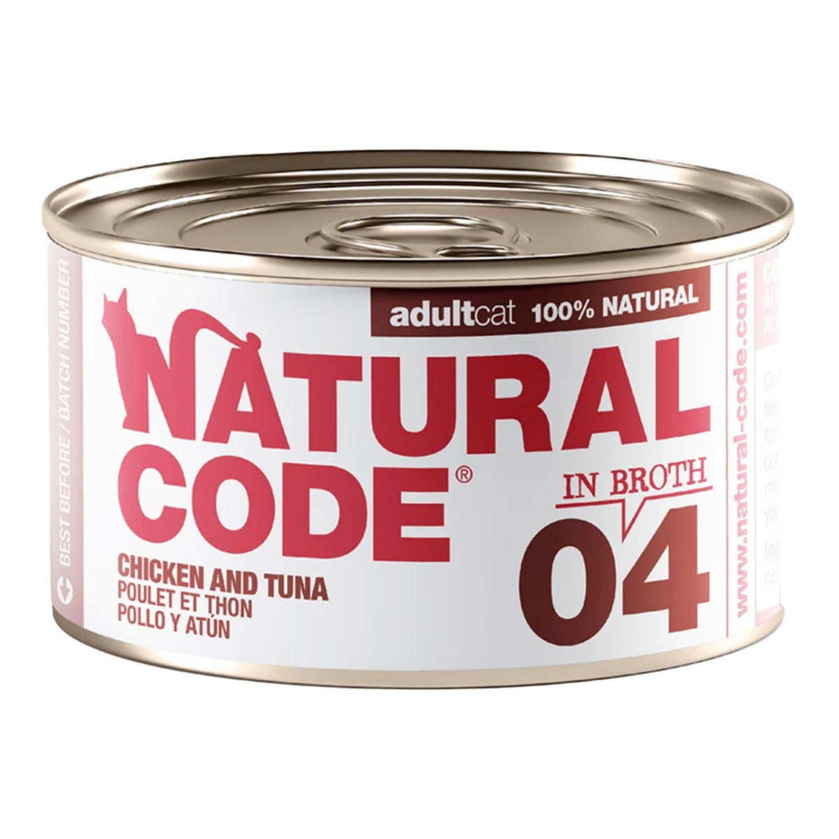 Natural Code Cat Chicken & Tuna 3oz. (Case of 24)