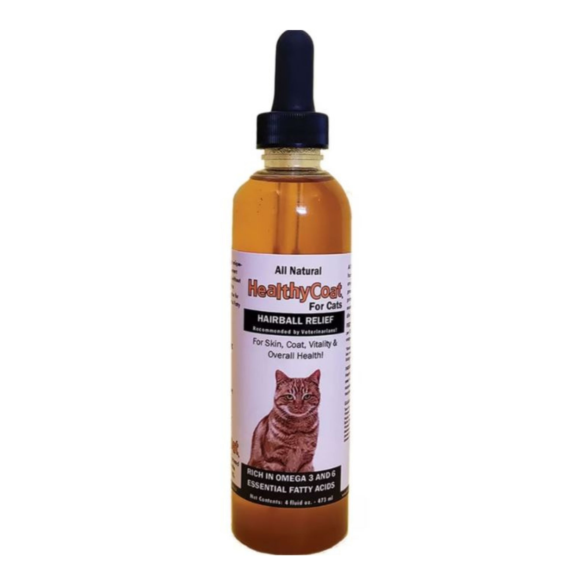 Healthycoat For Cats Natural Hairball Relief 4oz.