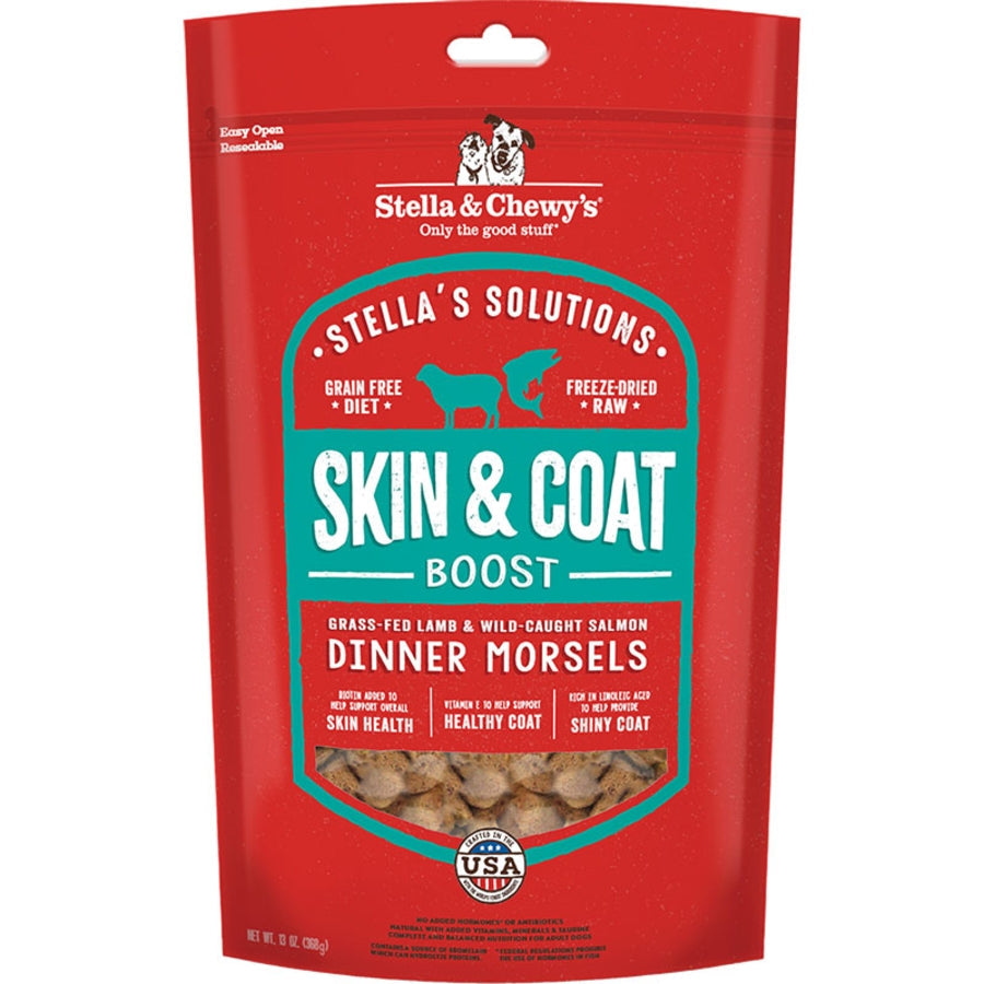 Stella and Chewys Solutions Skin and Coat Boost Freeze-Dried Duck 7.5oz.