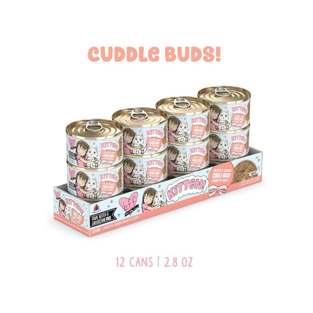 Bff Kitten Cuddle Buds Chicken & Salmon 2.8oz. (Case of 12)