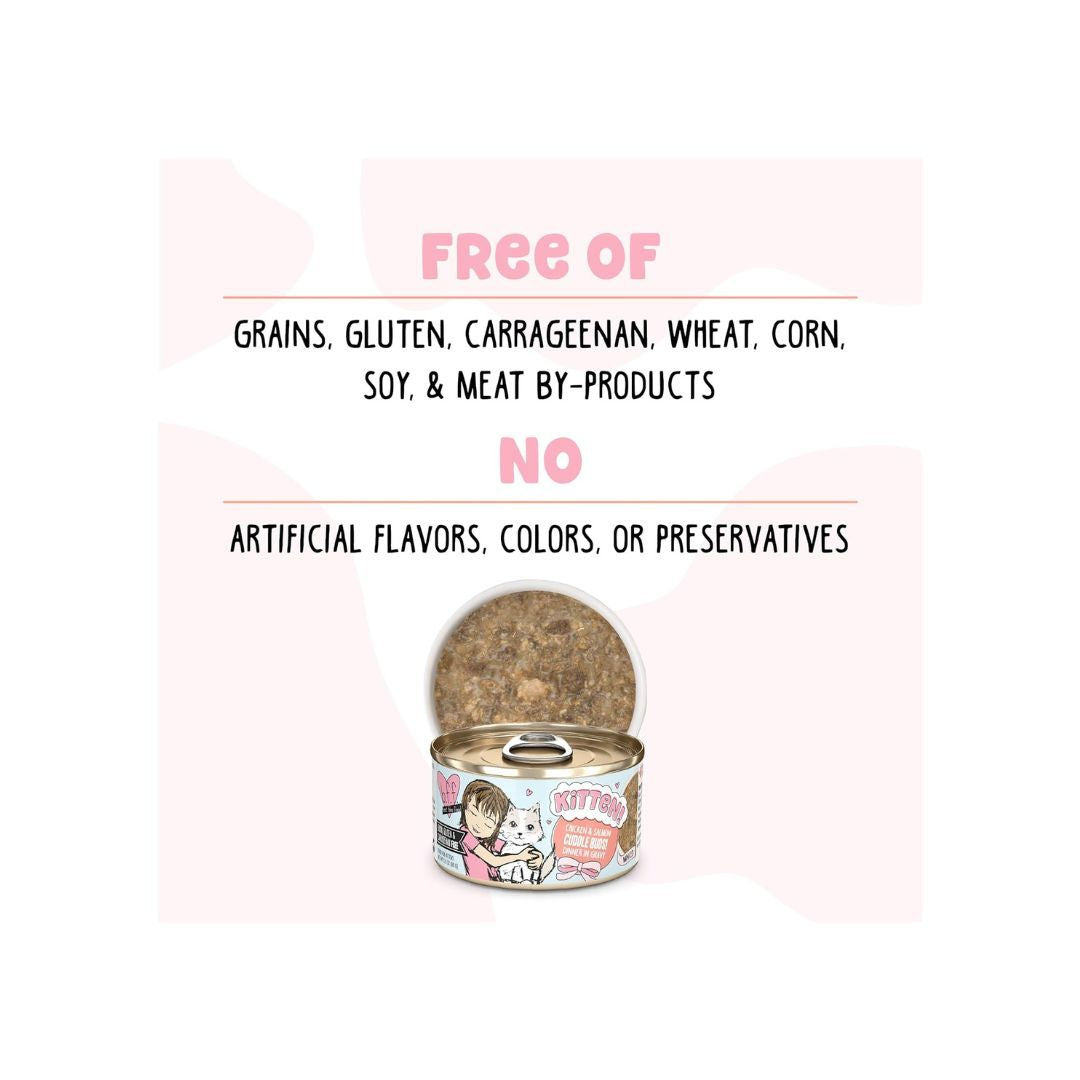 Bff Kitten Cuddle Buds Chicken & Salmon 2.8oz. (Case of 12)