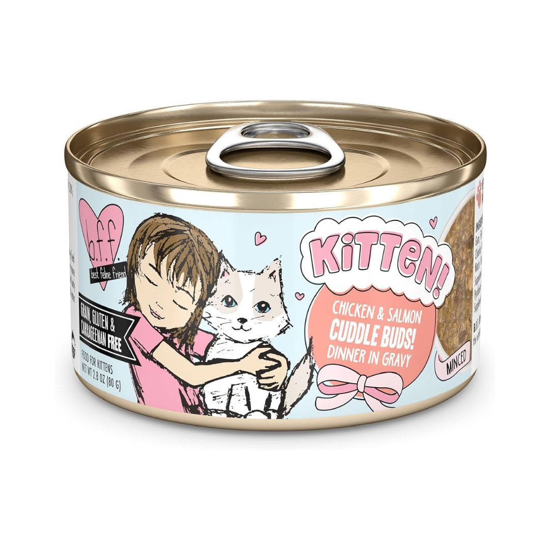 Bff Kitten Cuddle Buds Chicken & Salmon 2.8oz. (Case of 12)