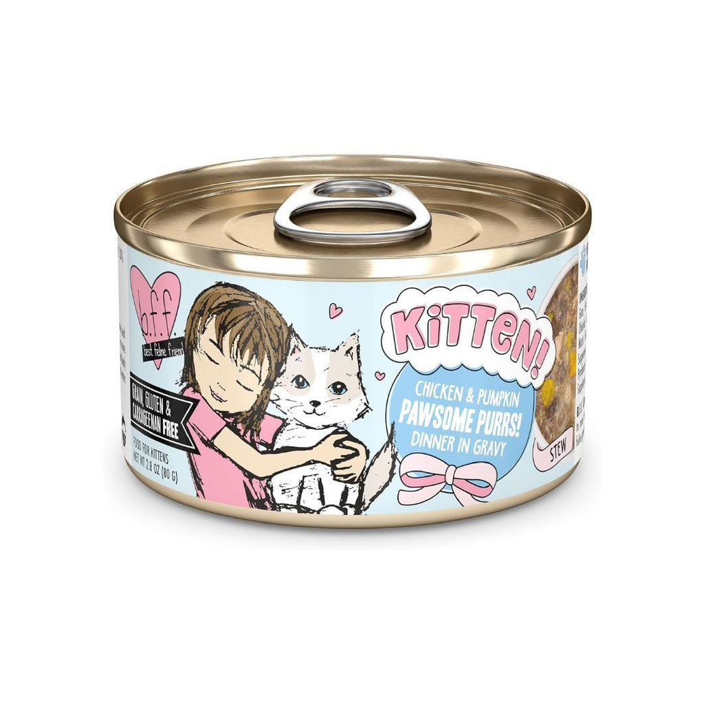 Bff Kitten Pawesome Purrs Chicken & Pumpkin 2.8oz. (Case of 12)