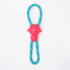 ZippyPaws ZippyTuff Monkey RopeTugz Dog Toy Pink/Yellow 1ea/MD
