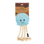 Zippypaws Ecozippy Suede & Rope Buddies Octopus